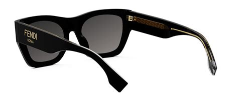 fendi roma sunglasses black|fendi sunglasses original.